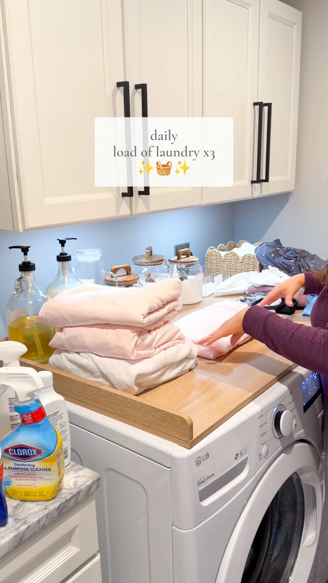 Attempting to get caught up on laundry 🧺 #laundry #laundryday #dailylaundry #laundryroom #laundrytips