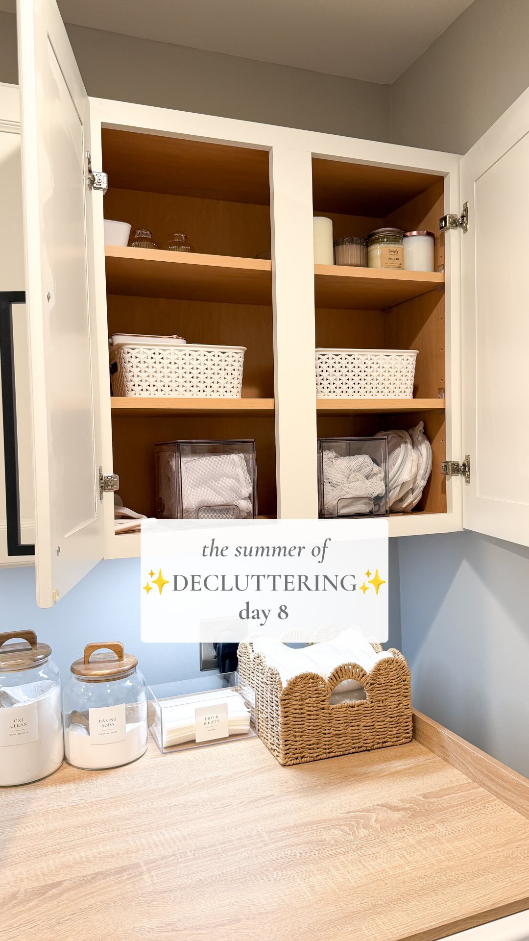 Decluttered more in the laundry room ✨ #declutter #summerofdecluttering #declutterwithme #declutteredhome #declutteringtips