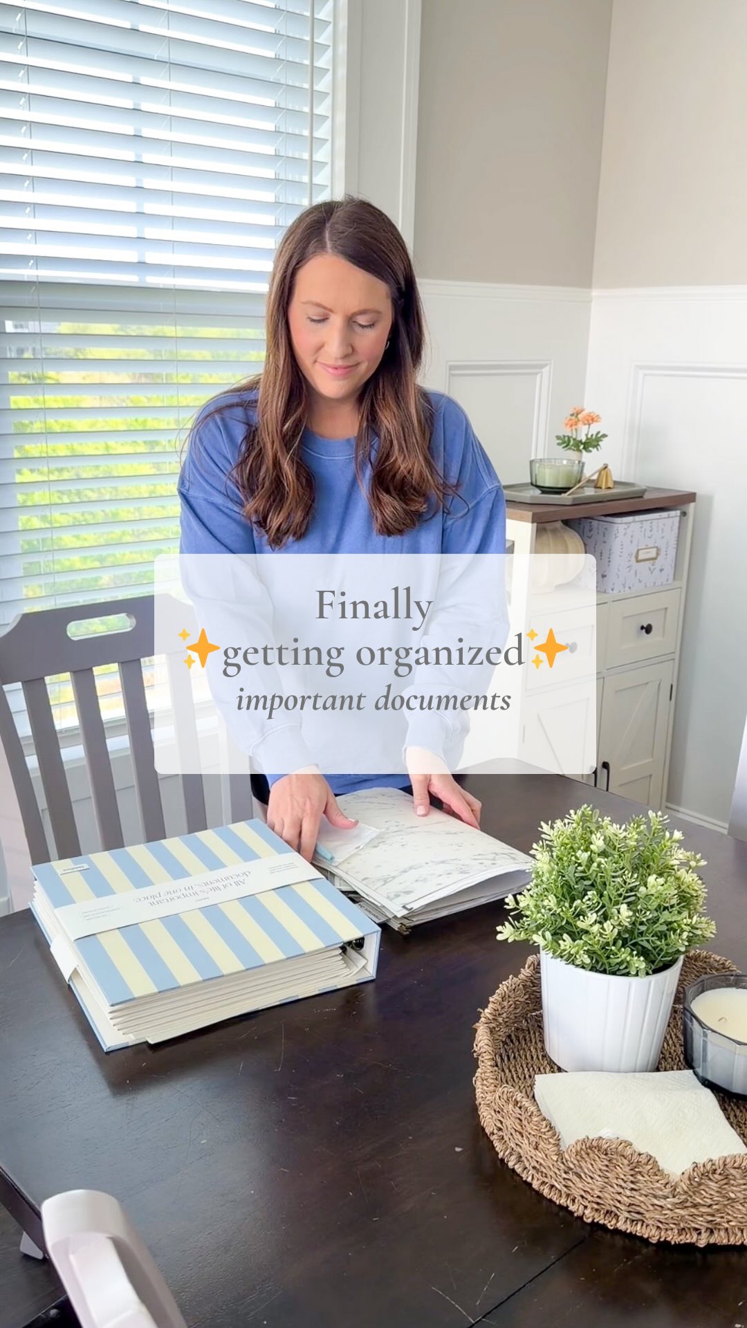 Finally have a home for all of our important documents. Comment “organize” and I’ll message you the link for this document organizer!This was so needed! And I really love this binder system! It’s the perfect solution to organize our important documents! 2026 is the year I finally get everything in our house organized! #organizedhome #importantdocumentorganizer #dailydocs #documentorganizer #organizewithme